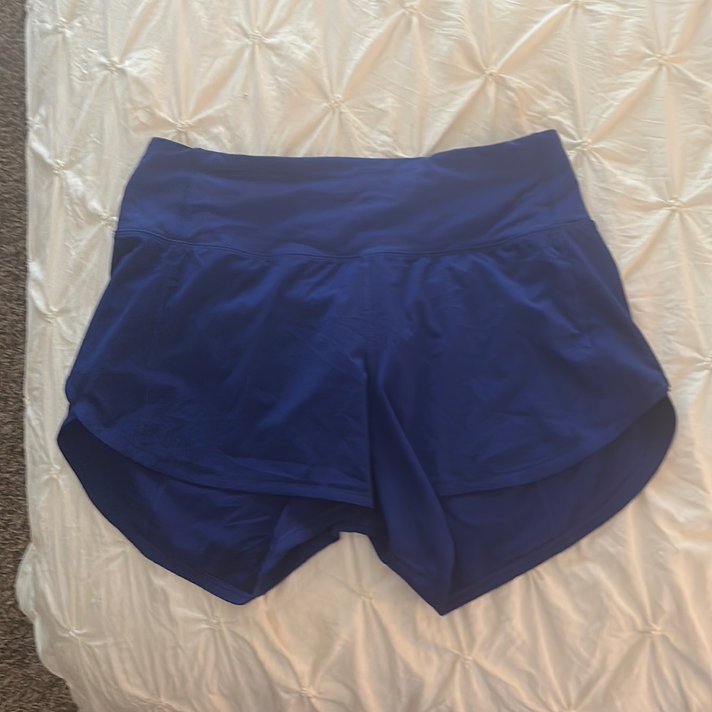 RARE Royal Blue Speed Ups 2.5 inch Lined Shorts